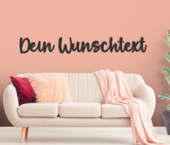 SCHRIFTZUG MIT WUNSCHTEXT