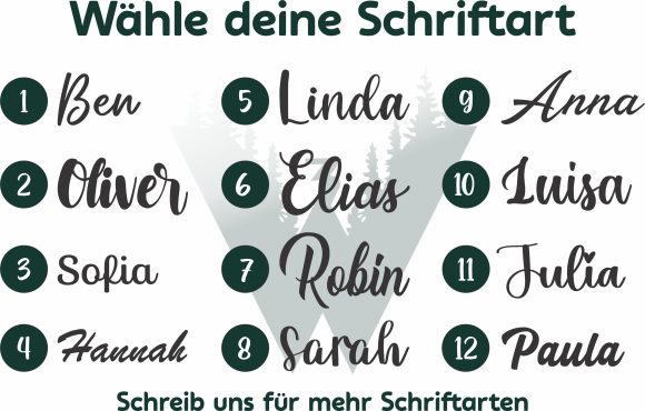 NAMENSCHILD AUS ZWEI HOLZSCHICHTEN – Bild 2